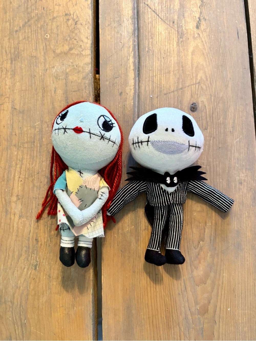 Nightmare Before Christmas Sally & Jack Plush Set
